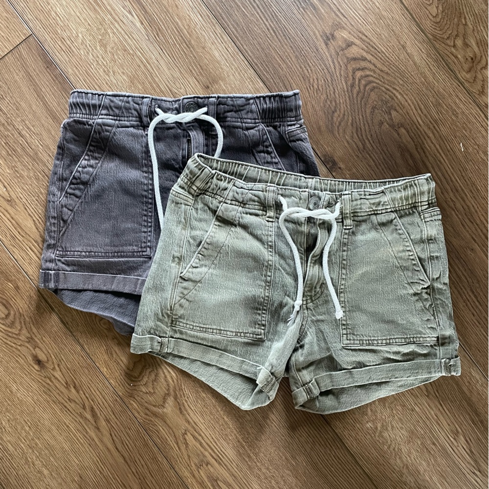 American Eagle Drawstring Shorts (Set of Two) - Size 0